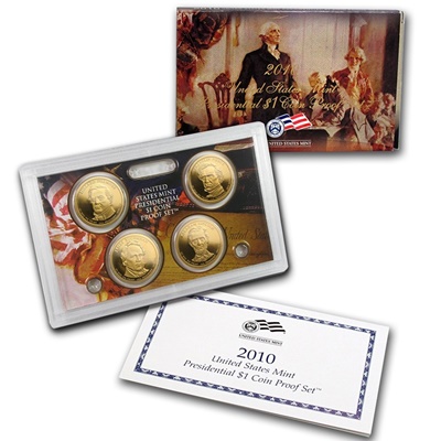 2010 United States Mint Presidential $1 Coin Proof Set